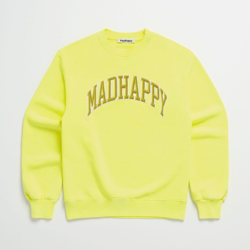 Madhappy Vibrant Yellow Crewneck Sweater